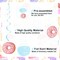 Pastel Ice Cream “Two Sweet” 2nd Birthday Party Decorations – Ice Cream & Donut Hanging Swirls, Summer-Themed Streamers for Baby’s Second Birthday Ice Cream Party